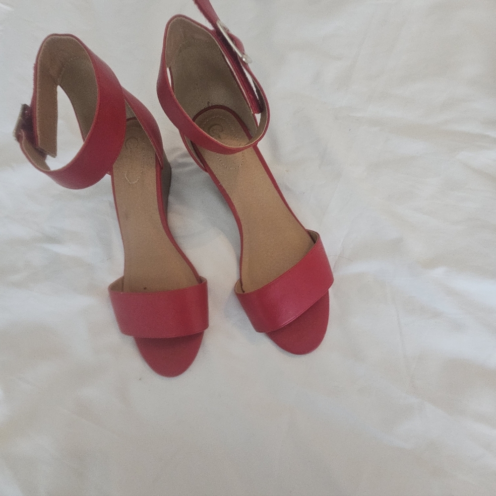 Elegant Red Women's Sandals